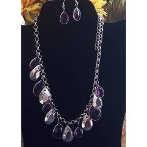 Clique Bait Purple Necklace